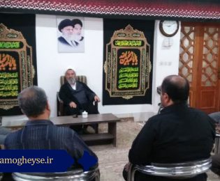 دیدار رئیس و اعضای دفتر نظارت شورای نگهبان با آیت الله مغیثه عضو محترم مجلس خبرگان رهبری و امام جمعه ی شهرستان سبزوار