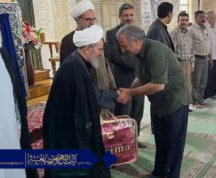 تجلیل از آزادگان سبزوار در جایگاه نماز جمعه ی سبزوار