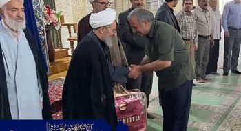 تجلیل از آزادگان سبزوار در جایگاه نماز جمعه ی سبزوار