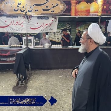 بازدید از مواکب و ایستگاه های صلواتی شهرستان سبزوار