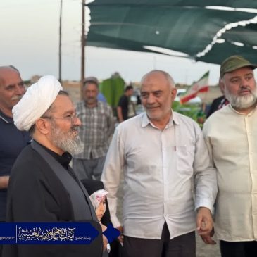 بازدید از موکب و ایستگاه صلواتی روستای مهر شهرستان داورزن