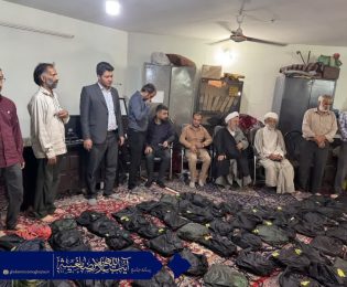 توزیع ۵۸۶ کیف مدرسه میان دانش‌آموزان کم‌برخوردار