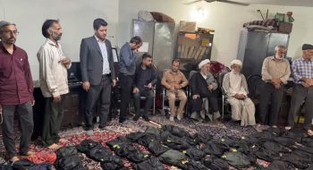 توزیع ۵۸۶ کیف مدرسه میان دانش‌آموزان کم‌برخوردار