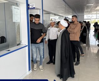 بازدید از مجتمع تعویض پلاک سبزوار