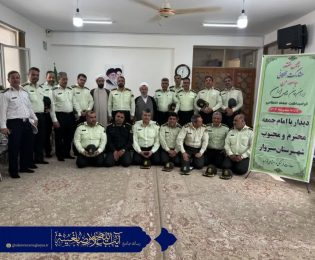 دیدار فرمانده نیروی انتظامی سبزوار به مناسبت هفته نیروی انتظامی