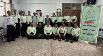 دیدار فرمانده نیروی انتظامی سبزوار به مناسبت هفته نیروی انتظامی