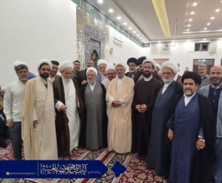 گردهمایی علما، روحانیون و طلاب نیشابوری مقیم مشهد