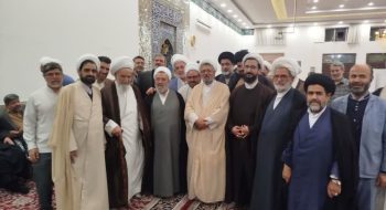 گردهمایی علما، روحانیون و طلاب نیشابوری مقیم مشهد