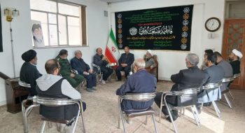 دیدار با سردار احمدی مسئول ستاد بازسازی عتبات عالیات استان خراسان رضوی