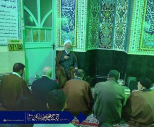 بازدید از مراسم اعتکاف مسجد جامع