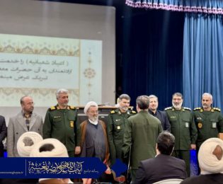 آیین تکریم و معارفه فرمانده ناحیه مقاومت بسیج سپاه سبزوار