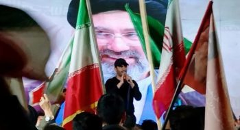 تجمع مردمی در خیابان بیهق با حضور مداح کشوری «کربلایی محسن عراقی»