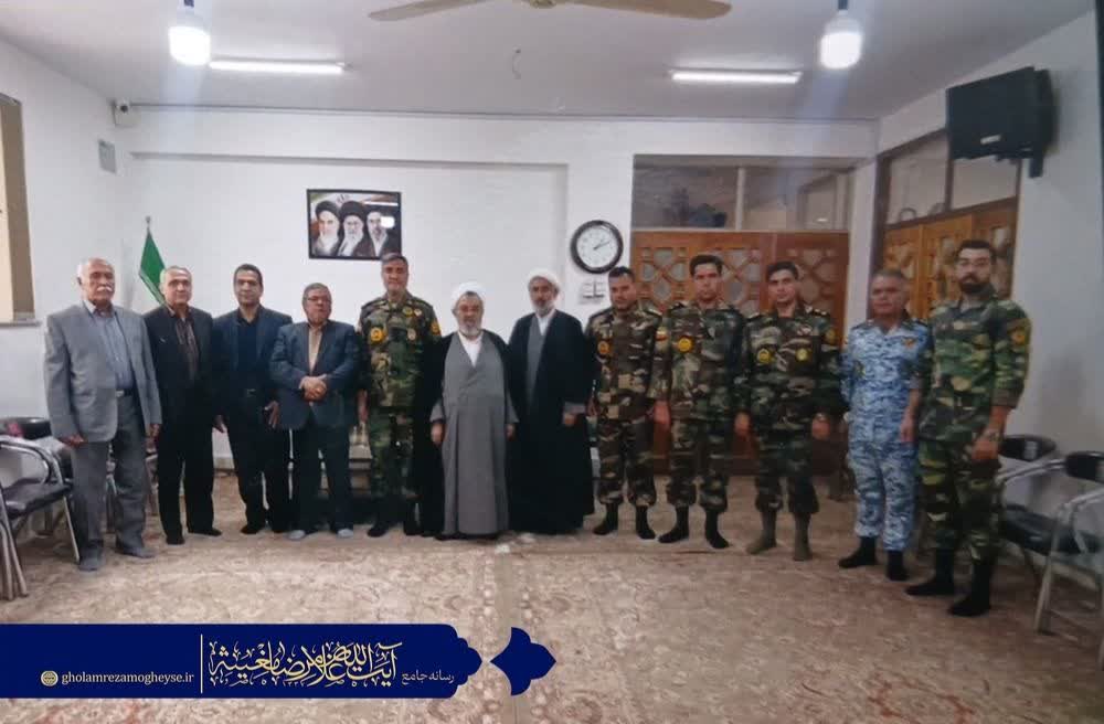 آیت الله مغیه در دیدار با ارتشیان سبزوار به مناسبت روز ارتش